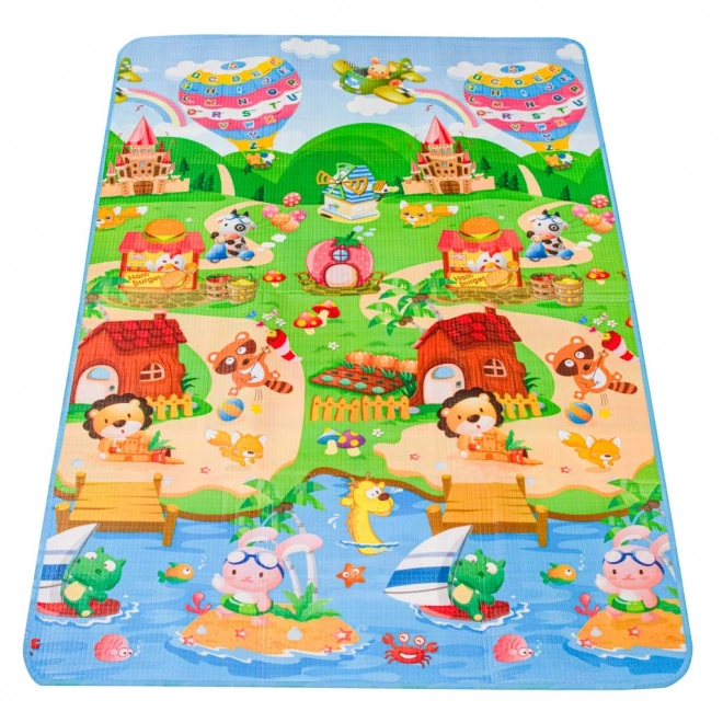 Obostrana edukativna pjenasta prostirka za igralište 180x120 cm