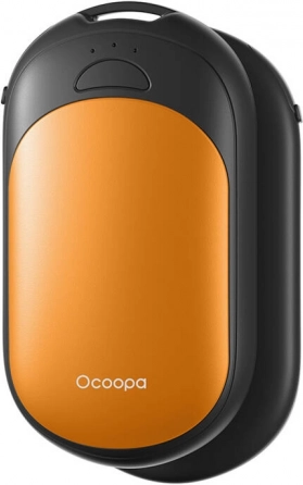 Ocoopa 2x2500 mAh ručni grijač za ruke, USB-C, crna i narančasta