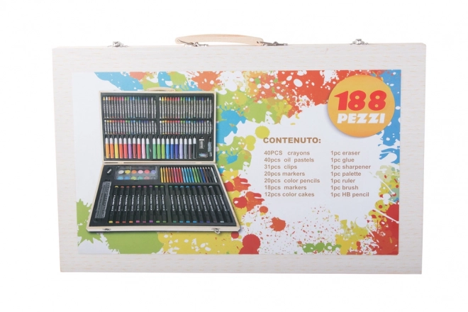 Umjetnička set za crtanje 188 dijelova