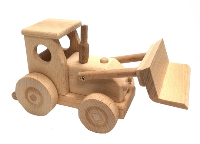 Drveni traktor s nožem