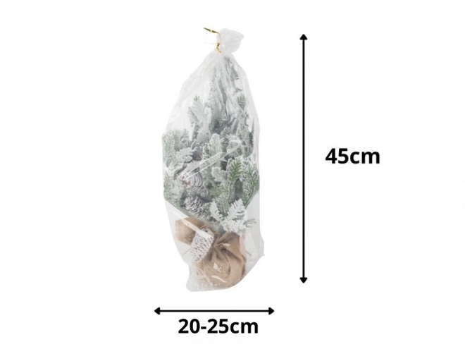 Umjetno božićno drvce snijegom prekriveno 45cm