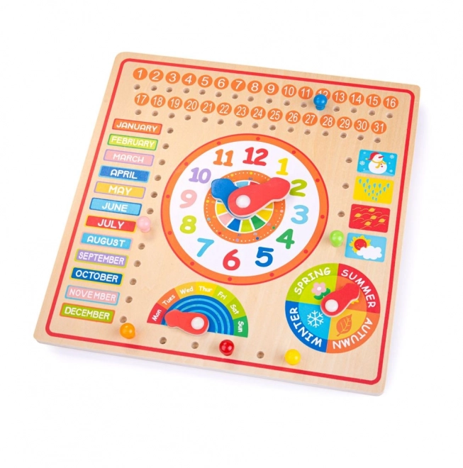Bigjigs Toys Kalendar s satom