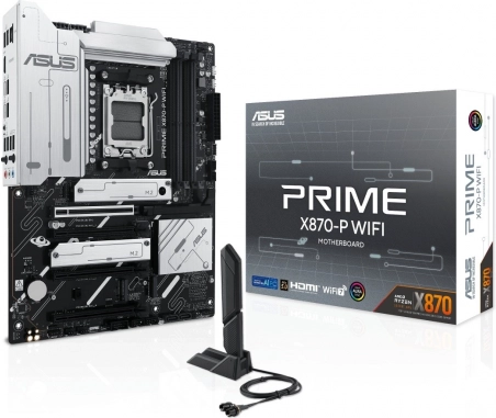 Asus Prime X870-P WiFi – matična ploča AM5 s DDR5, HDMI i USB‑C