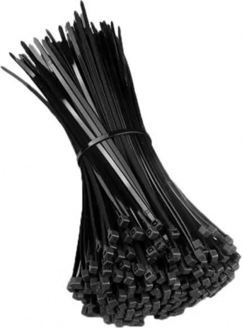 crne plastične vezice 300x4,8 mm