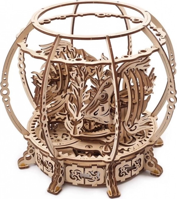Ugears 3D drvene mehaničke puzzle Mehanički akvarij