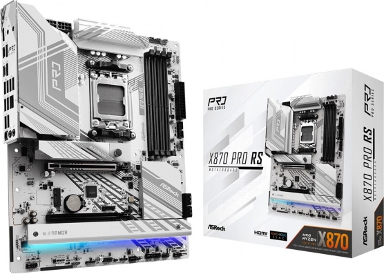 asrock x870 pro rs – matična ploča am5 atx s ddr5, pcie 5.0 i usb4