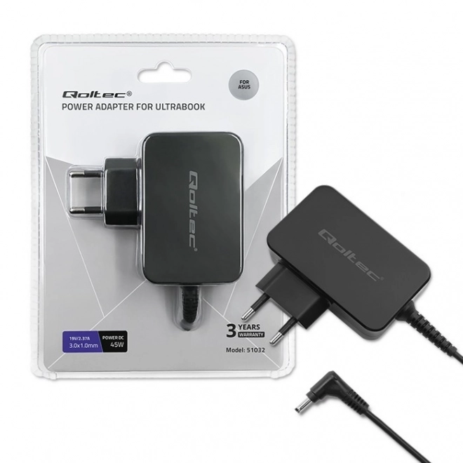 Punjač Qoltec za prijenosna računala Asus 45W