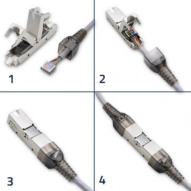 RJ45 STP Cat6 konektor bez alata