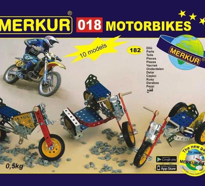 Merkur 018 Motocikli - 182 dijelova