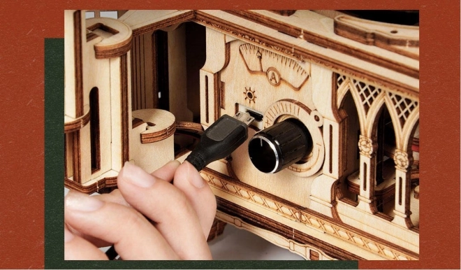 Rokr 3D drvene puzzle Klasični gramofon