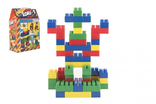Građevinski set LORI 1 plast 50 komada u kutiji 19x28x10cm