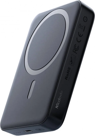 Mcdodo magnetska powerbanka 10000 mAh, 20W, crna
