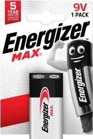 Alkalna baterija 9V ENERGIZER MAX