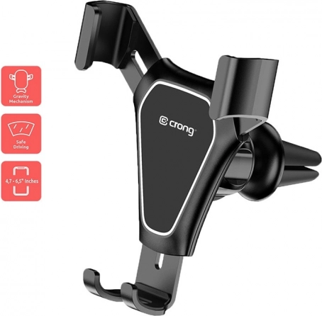 Gravitacijski držač za telefon u automobilu 4,7–6,5" za ventilacijski otvor