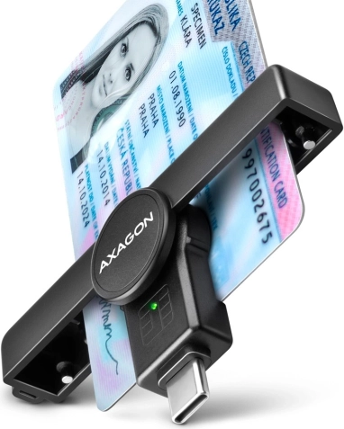 Džepni čitač kartica AXAGON PocketReader USB-C