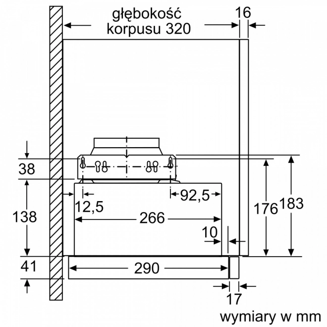Ugradbeni kuhinjski napa Bosch