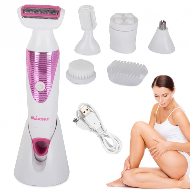 Ženski multifunkcionalni epilator i brijač 5u1 s bežičnim stalkom