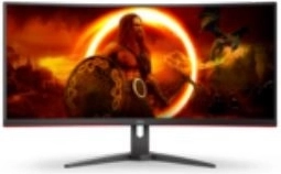 Zakrivljeni 34″ gaming monitor VA, 144 Hz, HDMI, DisplayPort