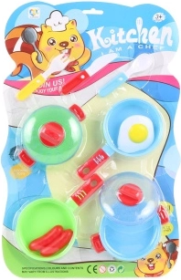 Dječji kuhinjski set – plastično posuđe i dodaci, 11 kom