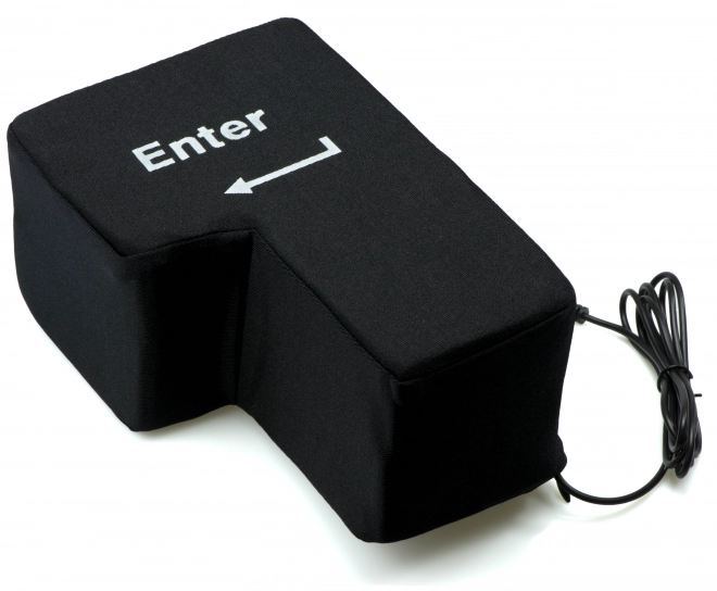 Veliki antistres jastuk USB za tipku ENTER