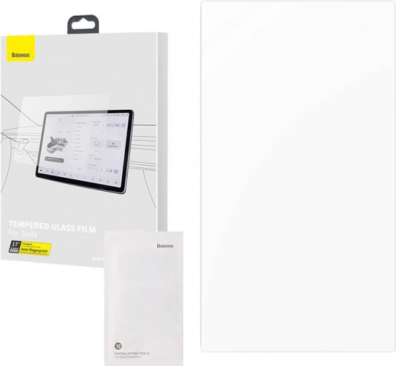 Kaljeno staklo BASEUS Crystal za TESLA Model X/S 17″