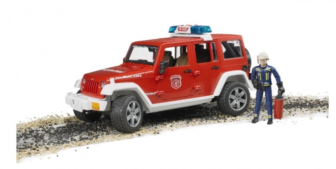 Bruder Crveni vatrogasni JEEP WRANGLER s figuricom i dodacima
