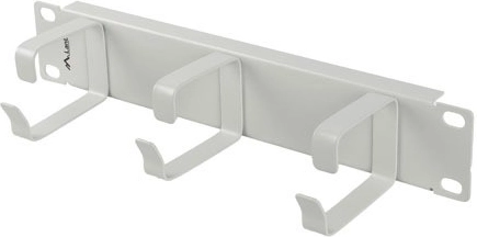 Organizator kabela 10" s 3 metalna držača tip B, sivi