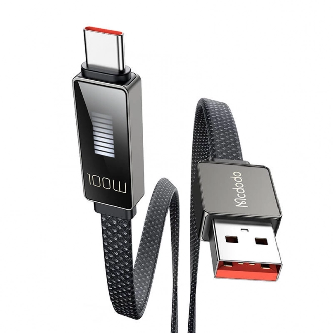 Kabel Mcdodo CA-4980 USB na USB-C s zaslonom 1,2 m (crni)