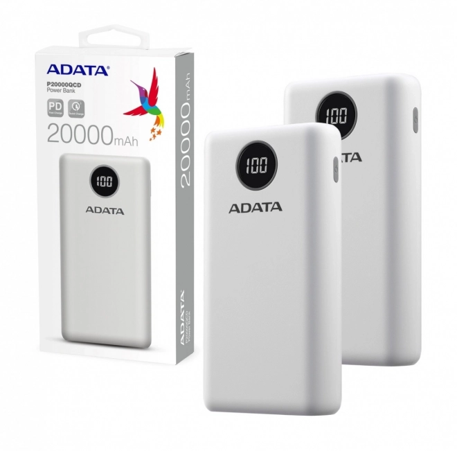 Powerbanka P20000QCD 20000mAh bijela QC/PD
