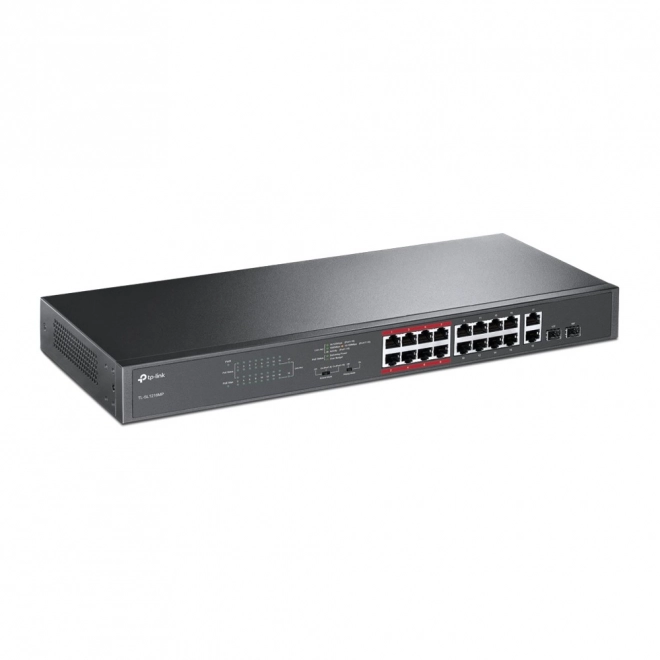 Prekidač 16-portni PoE+ TL-SL1218MP s gigabitnim RJ45 priključcima i SFP utorima