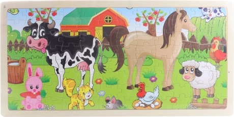 Drvene puzzle Na farmi 96 dijelova