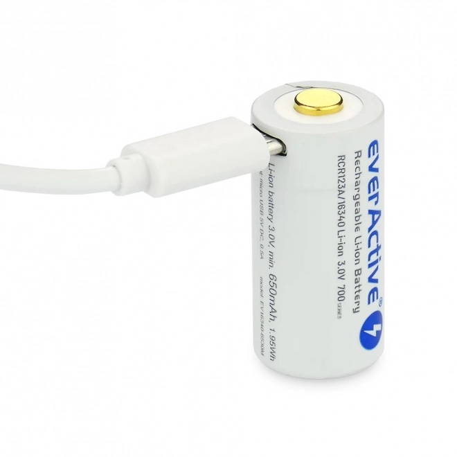 Punjiva baterija EverActive 16340 700 mAh s micro USB