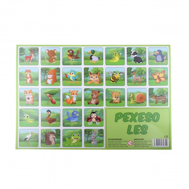 Pexeso šumski ilustrirano