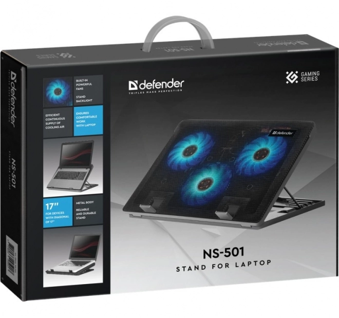 Hladnjak podloga za prijenosna računala Defender NS-501 15.6"-17"