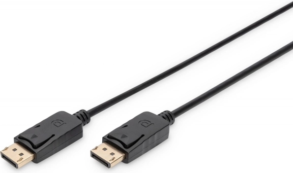 DisplayPort kabel s mehanizmom za zaključavanje 4K 60 Hz, DP–DP, 3 m, crni