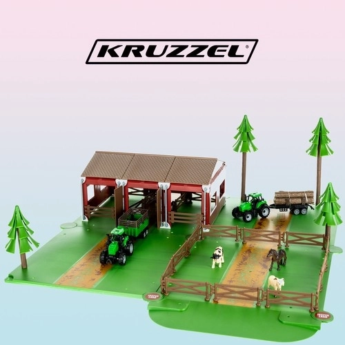 Farma sa životinjama + 2 traktora s prikolicom