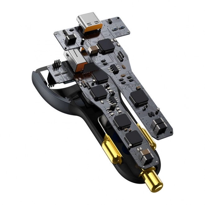 Punjač za auto Baseus Qualcomm, USB, 2x USB-C, 160 W (siva)