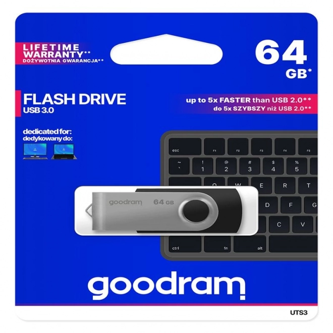 USB memorija GOODRAM Twister 64GB USB 3.0 plavi