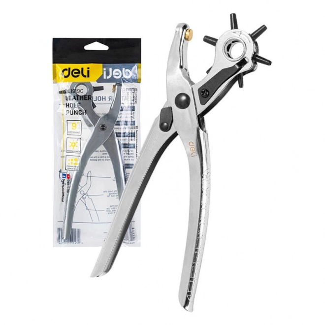 Probijač za kožu 9" Deli Tools EDL1919C (srebrna)