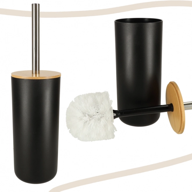 Elegantan set kupaonskih dodataka 6 kom crna