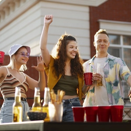 Igra Beer Pong - 50 čaša Ruhhy 21232