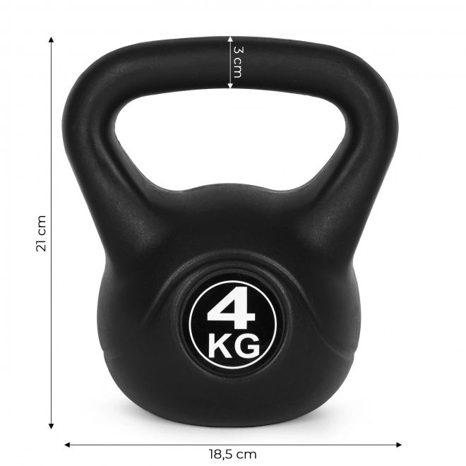 Kettlebell 4 kg ModernHome za trening snage