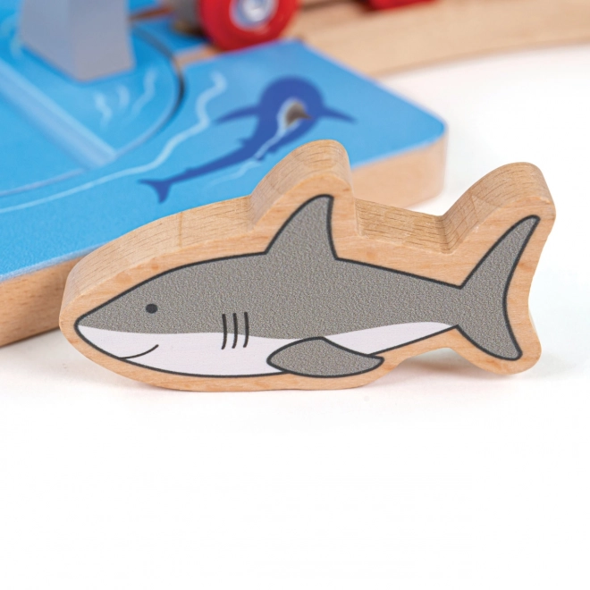 Bigjigs Rail Vrtlog sa morskim psima