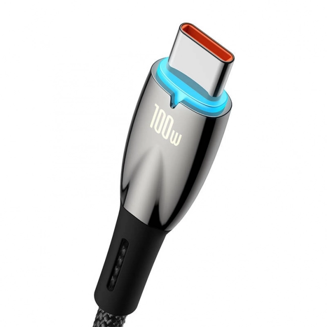 USB-C Kabel Baseus Glimmer 100 W, 2m crni