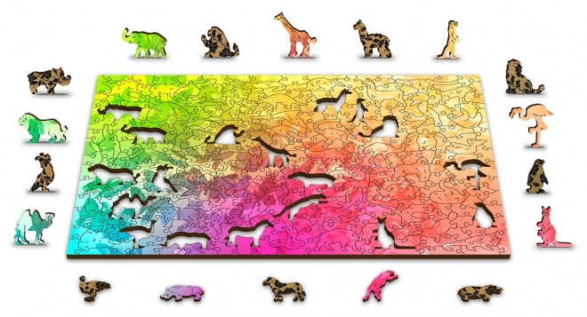 Drvene puzzle Leptirov san 2u1