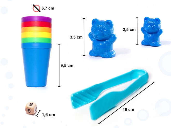 Obrazovni medvjedići Montessori - 116 dijelova