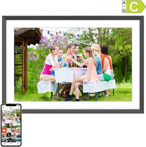 Arzopa pametni digitalni okvir za fotografije 15,6" Full HD s aplikacijom Frameo
