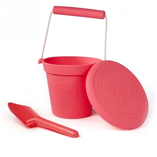 Bigjigs Toys Eko lopatica ružičasti Coral