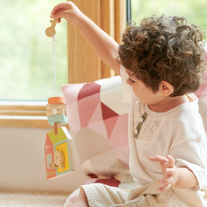 Classic World Montessori drvena igračka ključevi i vrata 11 kom