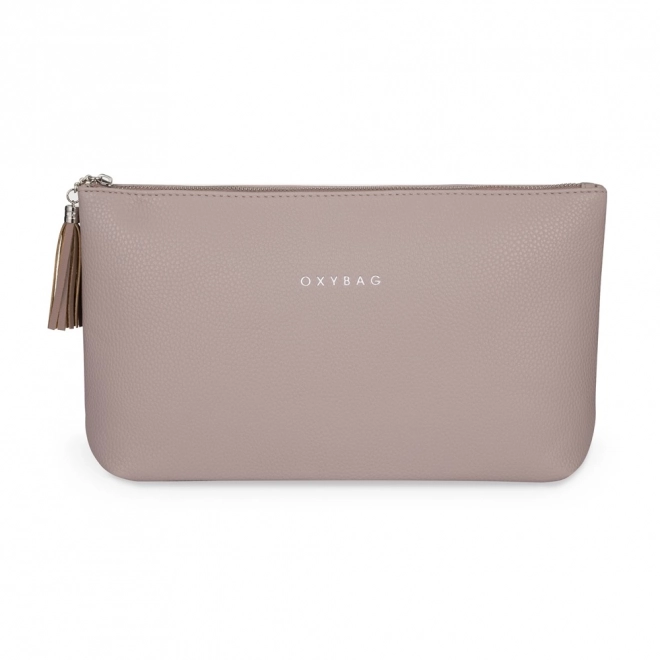 Kozmetička torba ELEGANCE MAXI Koža Mocca